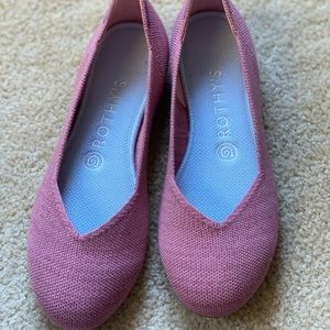 NWT!  Rothys Size 7 Pink Ballet Flat 🩰